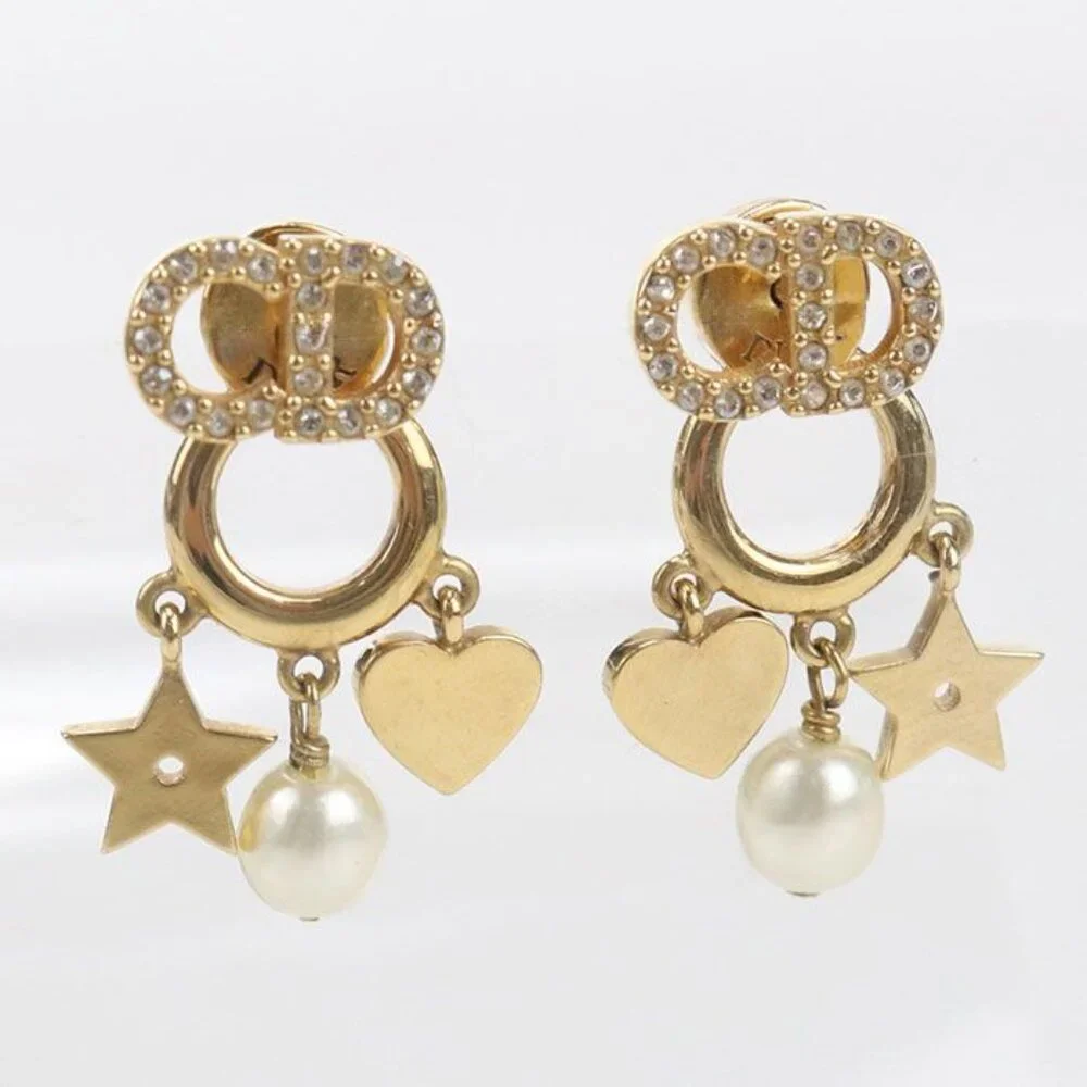 Dior Earrings Metal Gold - Picture 2 of 7